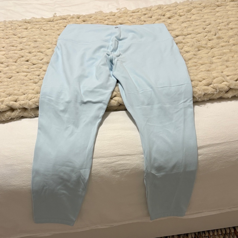 Lululemon baby blue leggings- never worn!